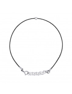 Bracelets Liens Cordons Diamants 0.030 Cts Serti Griffe -...