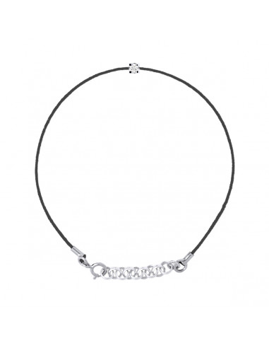 Bracelets Links Diamond Cords 0.050 CTS Serti...