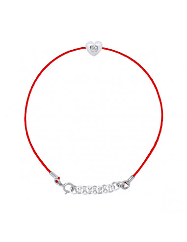 Bracelets Links Diamond Cords 0.050 CTS Serti...