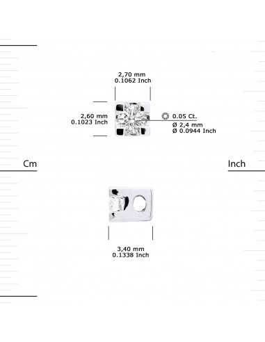 Bracelets Links Diamond Cords 0.050 CTS Serti...