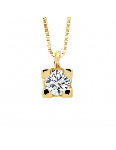 Diamond Solitary Pendants Necklaces - 0.030 to 0.30...