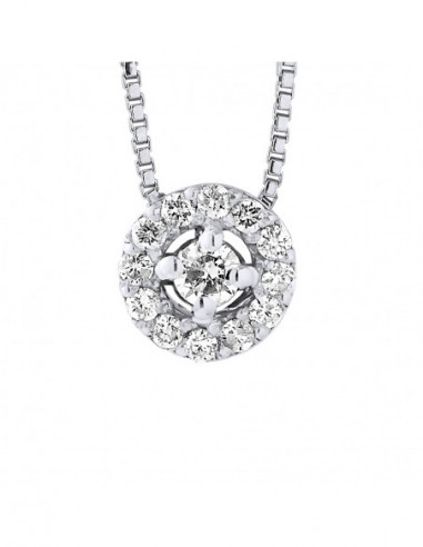 Collier Prestige Joaillerie Diamants 0.130...