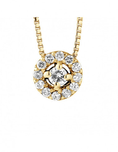 Collier Prestige Joaillerie Diamants 0.130...