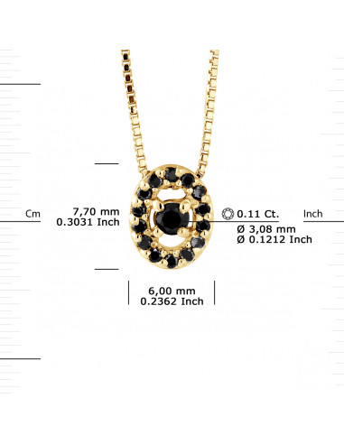 Collier Prestige Joaillerie Diamants Noirs...