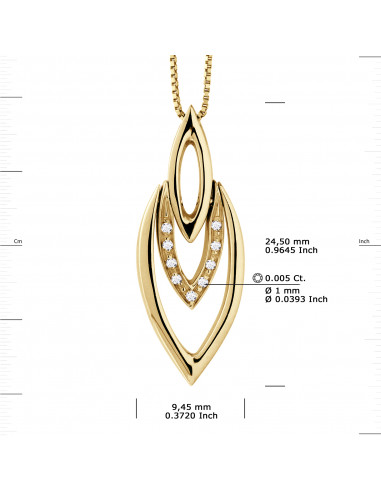 Collier Prestige Joaillerie Diamants 0.050...