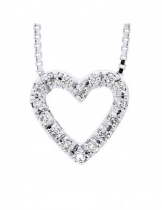 Prestige Necklace Jewelry Diamonds 0.070 Carats - Gold...