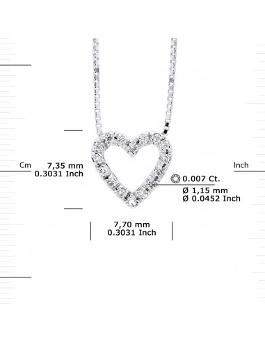 Collier Prestige Joaillerie Diamants 0.070...