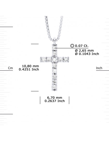 Prestige Necklace Jewelry Diamonds 0.070 Carats - Gold 375 - Lisbon