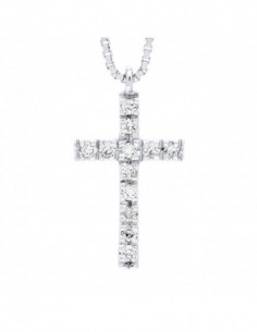 Prestige Necklace Jewelry Diamonds 0.070 Carats - Gold...
