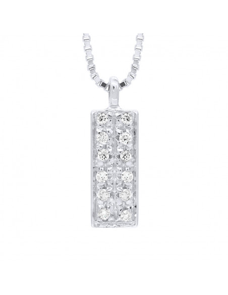 Prestige Necklace Jewelry Diamonds 0.040 carats - Gold 750 - Dublin