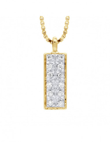 Collier Prestige Joaillerie Diamants 0.040 Carats - Or 750 - DUBLIN