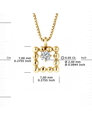 Collier Prestige Joaillerie Diamants 0.050...