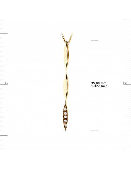 Prestige Necklace Jewelry Diamonds 0.020 Carats - Gold 375 - Preston