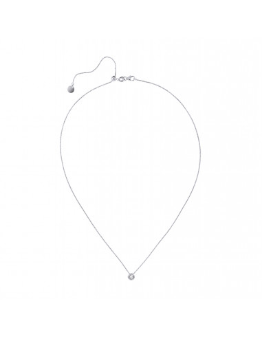 Collier Solitaire Diamants 0.020 Carats -...