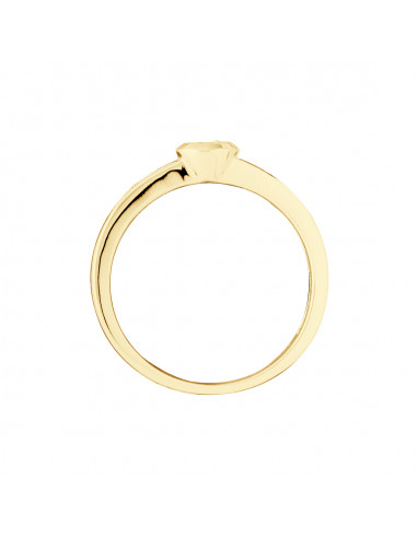 Solitaire Ring Shouldered Diamond - 0.060...