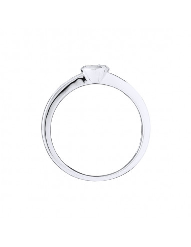 Solitaire Ring Shouldered Diamond - 0.060...