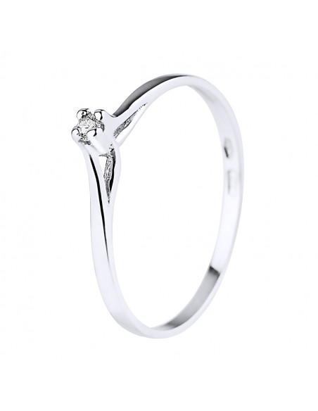 Bagues Solitaires Diamants Classiques - Tailles de 0.030 à 0.060 Carats - Or 375 - PARIS
