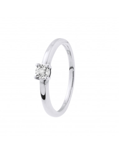 Diamond Solitaire Ring - 0.020 carats -...