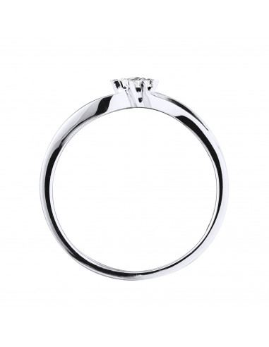 Diamond Solitaire Ring - 0.015 carats -...