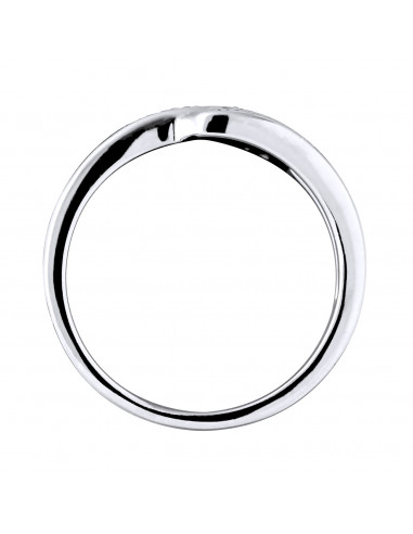 Bague Jonc Fantaisie Diamants 0,010 Cts - Or...