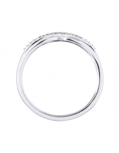 Fancy Ring Fancy Diamonds 0.030 CTS - Gold 375...