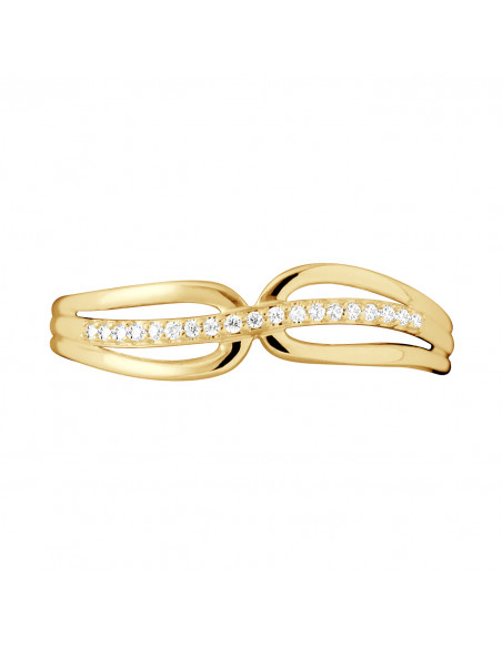 Fancy Ring Fancy Diamonds 0.030 CTS - Gold 375 - Vichy