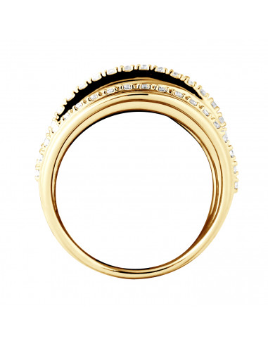 Fancy Prestige Ring Diamonds 0.60 CTS - Gold...