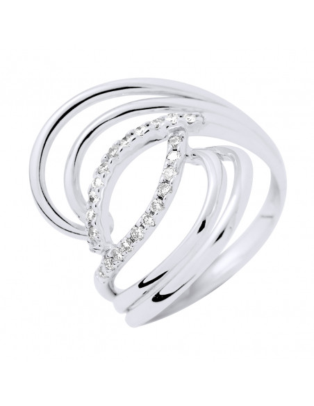 Fancy Prestige Ring Diamonds 0.20 CTS - Gold 375 - Dublin