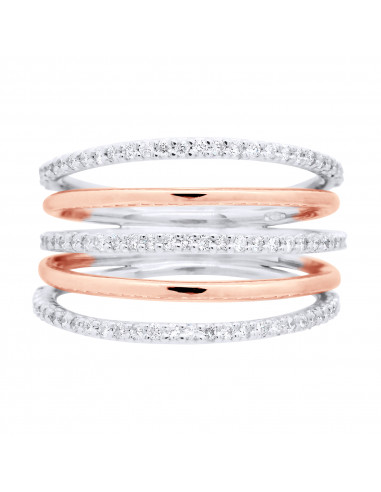 Prestige Ring Fancy Diamonds 0.45 CTS - Gold...