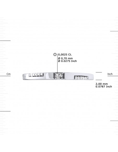Diamond Alliance 0.01 Carats - Gold 375 - Phoenix