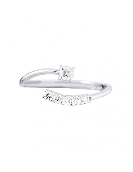 Bague Fantaisie Diamants 0,15 Cts - Or 375 - AUSTIN