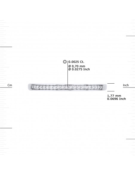 Alliance Diamants 0.050 Carats - Or 375 - SAINT REMY