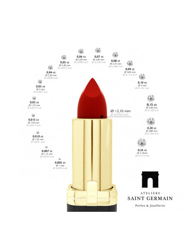 Alliance Diamants 0.050 Carats - Or 375 - SAINT...