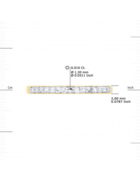 Alliance Diamonds 0.150 carats - Gold 375 - Saint Cyr