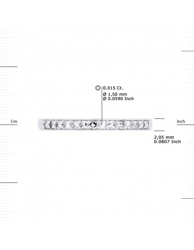 Alliance Diamants 0.20 Carats - Or 375 - SAINT...