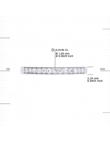 Alliance Diamonds 0.25 carats - Gold 375 -...