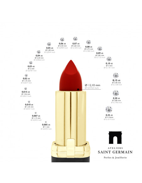 Alliance Diamonds 0.25 carats - Gold 375 - Saint Amand