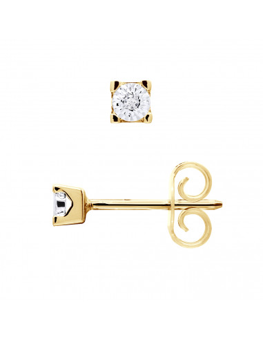 0.040 carat diamond earrings - Illusion 0.25...