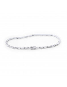 Tennis Bracelet - Diamond River 0.50 Carats - Gold 375 -...