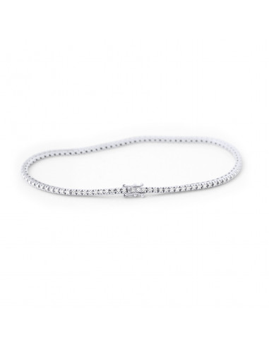 Bracelet Tennis - Rivière de Diamants 0.50 Carats - Or 375 - MIAMI