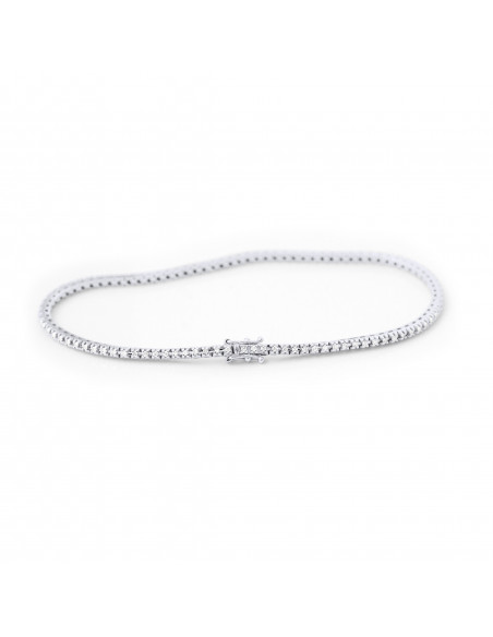 Bracelet Tennis - Rivière de Diamants 0.50 Carats - Or 375 - MIAMI