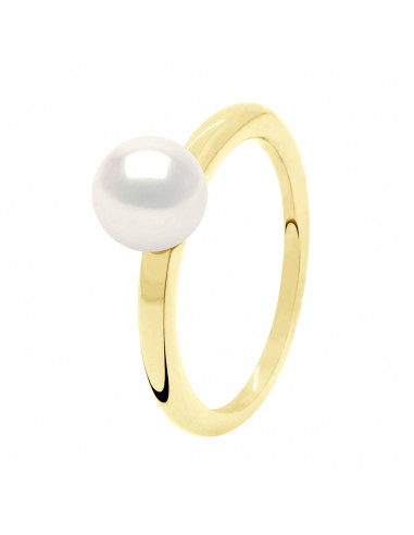 Ring Round Round 6-7 mm - Gold 375 - Valois