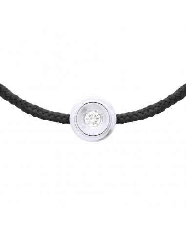 Bracelets Links Diamond Cords 0.030 CTS Serti...