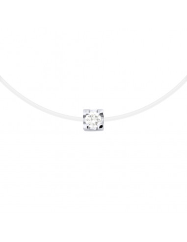 Bracelet Transparent Nylon Diamond 0.030 CTS...