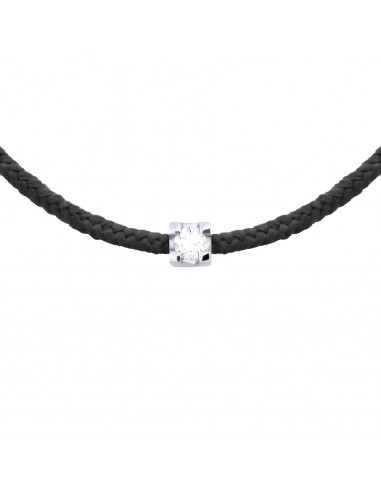 Bracelets Links Diamond Cords 0.030 CTS Serti...