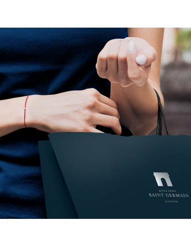 Bracelets Links Diamond Cords 0.030 CTS Serti...