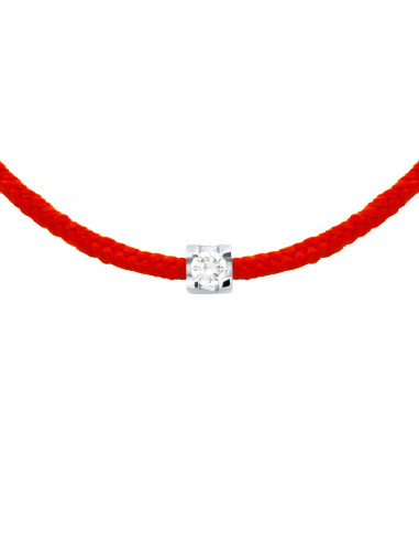 Bracelets Links Diamond Cords 0.030 CTS Serti...