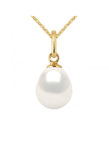 Pendentifs Perle Poire - Tailles de 7 à 9 mm -...