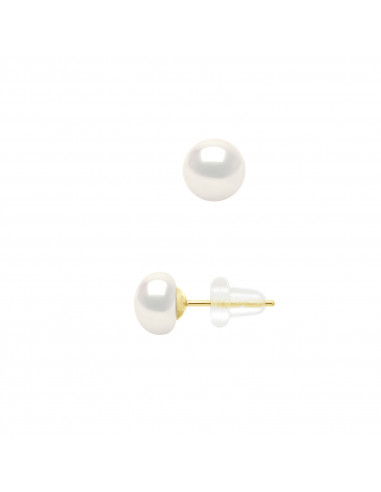 Round Beads Earrings - Sizes from 4 to 8 mm -...