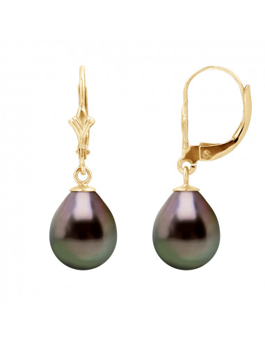 Boucles d'Oreilles Pendantes PRESTIGE Perles de...